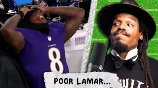 OBJ Consoles Lamar Jackson after Raven's loss...