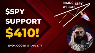 $410 SUPPORT ON SPY // Stock market SP500 Nasdaq 100 SPY Stock QQQ IWM