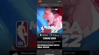 My NBA 2K22 mobile coming soon on android and iOS!