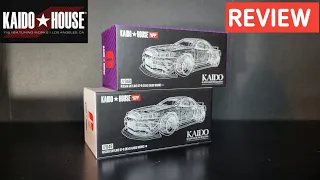 Mini GT x Kaido House - Nissan Skyline GTR R34 Kaido Works - Purple and White - REVIEW