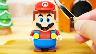 LEGO super mario StopMotion cooking!「LEGO mario choco egg」レゴマリオの不思議な料理「レゴマリオエッグチョコ」の作り方