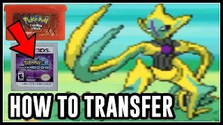 How To Transfer Pokemon From Gen 3,4,5,6 To Gen 7