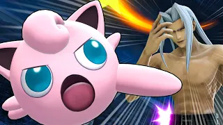 I BEAT SEPHIROTH CHALLENGE MODE WITH JIGGLYPUFF