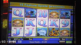 Spielbank Dolphins Pearl und Lost Tempel, Buzzer Jackpot