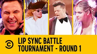 Ricky Martin VS Kate Upton VS Pete Davidson VS David Walliams | Lip Sync Battle Tournament