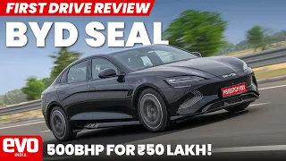 BYD Seal | The best sub-50 lakh electric car? | First Drive Review | evo India
