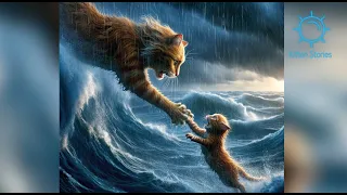 😻Cat stories😻Rescue of a drowning kitten😻#catlovers #catstory #sadstory