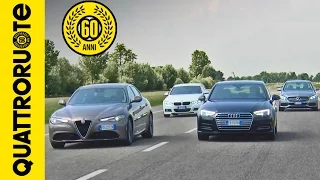 Alfa Romeo Giulia VS Audi A4 VS Mercedes C Class VS BMW Serie 3