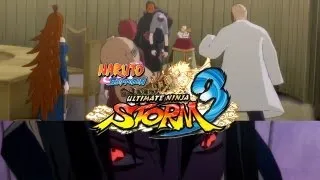 Sasuke vs. Five Kage Naruto Shippuden Ultimate Ninja Storm 3 Story Mode Full Boss Battle Gameplay