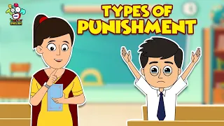 Types of punishment | Teacher Vs Student | English Moral Story | English Animated | English Cartoon