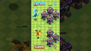 Super Dragon VS Electro Dragon | Clash of Clans