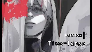 Colouring Timelapse- Tokyo Ghoul style