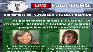 Live FAFAR - XIII - "As plantas medicinais e a COVID-19: verdades, mentiras"