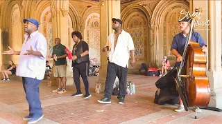 My Girl（The Temptations）- Cover Story （Acapella Soul）, Central Park, New York City 【Street Music】