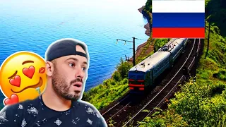 REACTION to  Best of Trans Siberian train Moscow - Ulaanbaatar - Beijing 8000km / Транссиб с высоты