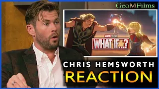 Chris Hemsworth REACTION Thor vs Captain Marvel DUB