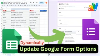 Dynamically Populate Google Form's Dropdown using Google Sheets #googlesheets #googleform