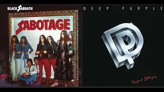 BLACK SABBATH - SABOTAGE VS DEEP PURPLE - PERFECT STRANGERS (For Rex Connors)