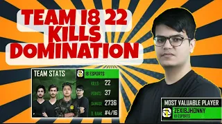 Team i8 22 Kills Domination In Pmnc Finals / i8Jhonny 1v3 On Team Bablu / i8 Jhonny Solo 9 Kills