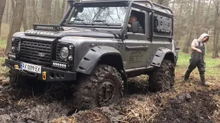 Gelandewagen vs Defender vs Prado на болоте и в пустыне