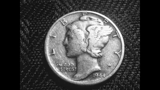 *monedas muy raras y difícil de encontrar el Mercury dime de 1944 valor 💵💵👈☝️