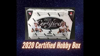 2020 Panini Certified Football Hobby Box Break w/ 2 Autos & 2 Relics