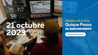 EL DESCONCIERTO DE QUIQUE PESOA - Sábado 21 de octubre de 2023