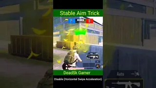 Horizontal Swipe Acceleration in Bgmi: Aim Stability Trick: