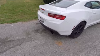 2017 Camaro 4 Cylinder Turbo, Downpipe Install And Exhaust Sound (non instructional)