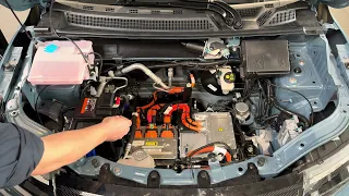 Dacia Spring Frunk Montage Abmessungen und die Möglichkeiten mit dem Korbsystem