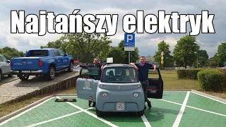 Citroen Ami z Zielonej Góry do Warszawy - Ania i Marek Jadą