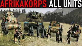 COH3 - AfrikaKorps - All Units Showcase