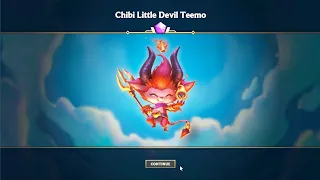 Opening Realm's Promise until we get Chibi Lil Devil Teemo + Cutscene/Finisher