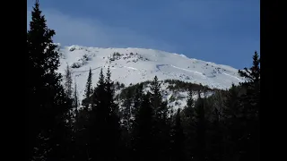 Investigating skier triggered slide on Flanders, Hyalite - 11 Jan 2021