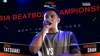 TATSUAKI VS SHAH｜Asia Beatbox Championship 2018  Solo Beatbox Top 8