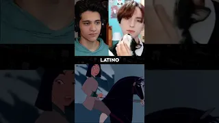 LATINOS reaccionan a MULAN doblaje LATINO vs ESPAÑOL