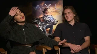 Becky G & Alex Neustaedter Talk A.X.L. Movie in Exclusive Interview