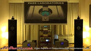 Pass Labs XA 100 8, Accuphase, Usher Audio loudspeakers, RMAF 2014