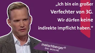 "Impfanreize wirken besser als Strafen“: Prof. Hendrik Streeck im Gespräch | maischberger. die woche