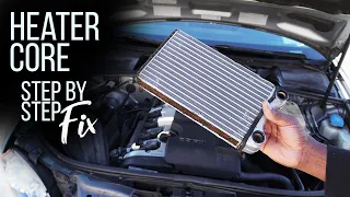 B7 Audi A4 How to Replace The Heater Core 2005-2008