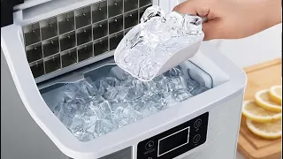 Silonn Countertop Ice Cube Ice Makers, 45lbs Per Day Review, Portable Ice Maker, Can make different