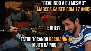 REAGINDO a Marcos Kaiser com 17 anos tocando Bachianinha AO VIVO