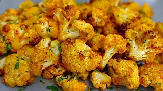 Delicious cauliflower baked in the oven. Easy and quick recipe!