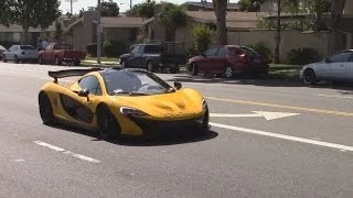 McLaren P1 Acceleration Exhaust Sound