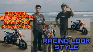CRF150L RACING LOOK SUPERMOTO ROOPSTREET STYLE