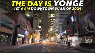 The Year Is Yonge: From Upper Jarvis To Bloor St & Down The City's Main Drag At 6 AM | Toronto Walk