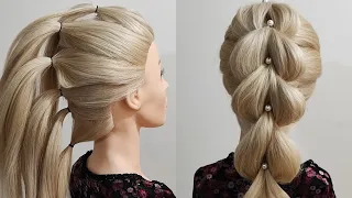 ponytail hairstyle:very easy & amazing ponytail hairstyle for long hair #hairstyle #ponytail