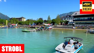 Strobl Wolfgangsee Austria 🇦🇹 4K HDR Virtual walking tour