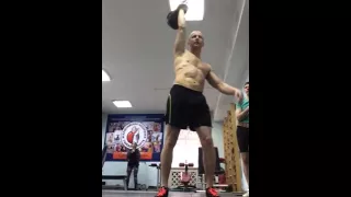 IKSFA. Sergey Rudnev. Snatch 26kg/100+100reps/10m