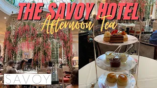 THE SAVOY LONDON AFTERNOON TEA | LUXURY 5 STAR LONDON HOTEL | JOS ATKIN